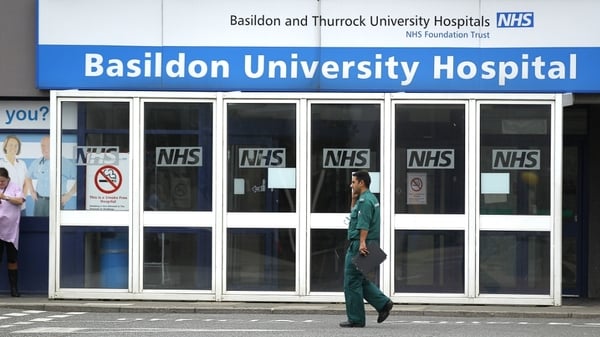 Survivors in the container were taken to Basildon University Hospital