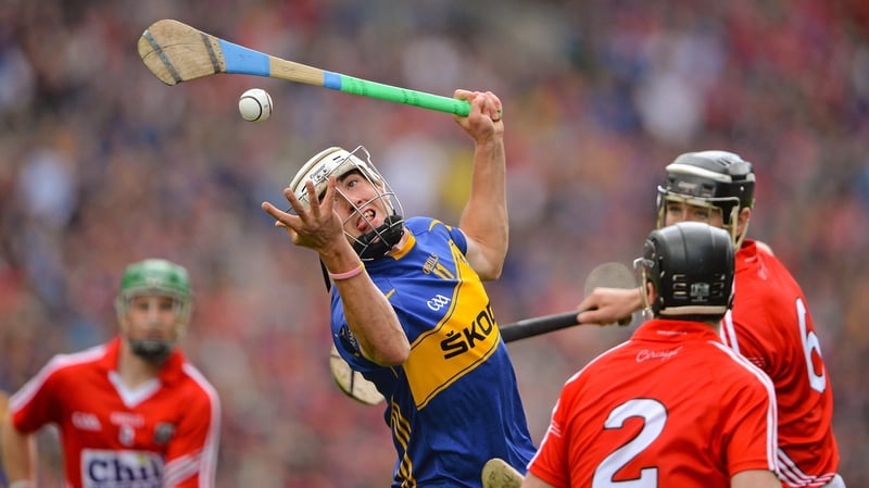 Patrick Maher evades Cork's attentions