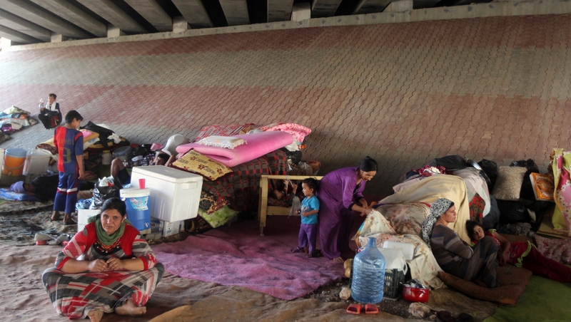 Fighting in Iraq has displaced thousands of people