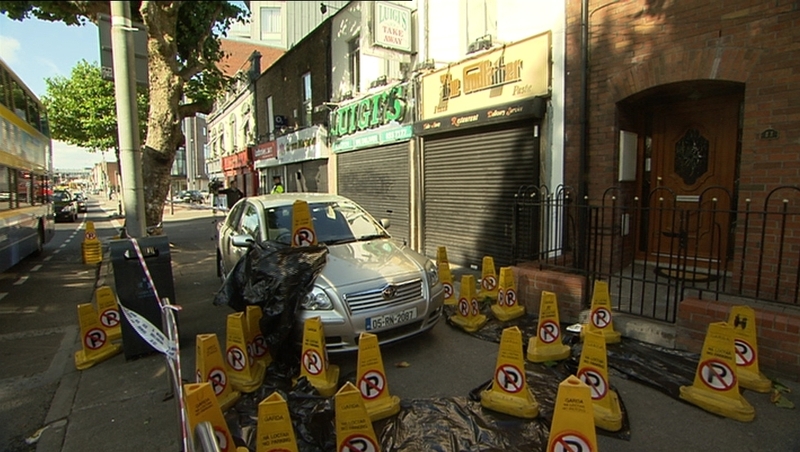 The stabbing happened on the North Strand Road just before 11pm yesterday