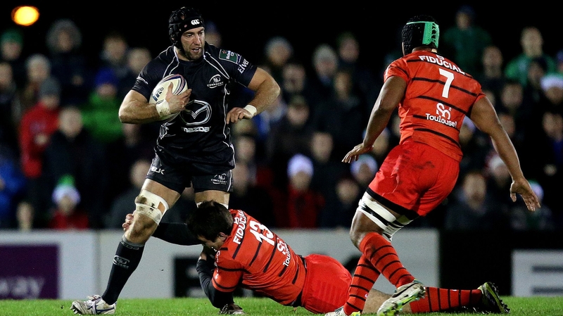 John Muldoon in action during Connacht's famous win over Toulouse last season