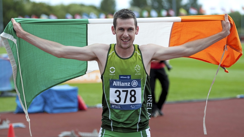 Champion Michael McKillop led from the gun in the T38 800m final