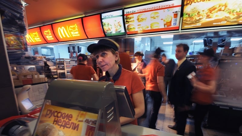 McDonald's claims its outlet on Moscow's Pushkin Square is its most frequented in the world