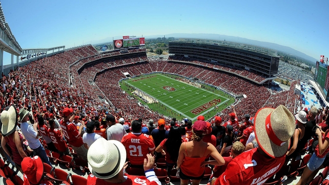 San Francisco 49ers taking on the Denver Broncos during a pre-season game at Levi's Stadium
