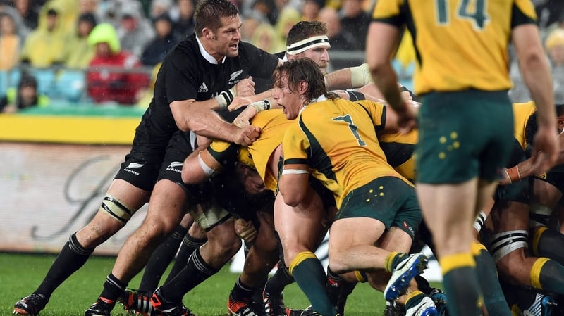 New Zealand captain Richie McCaw in action against Australia