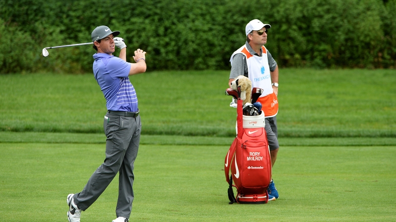 Rory McIlroy arrived at Gleneagles on Sunday
