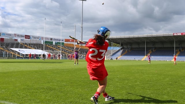 Cork's Jennifer O'Leary had a chance to claim a late victory over Wexford