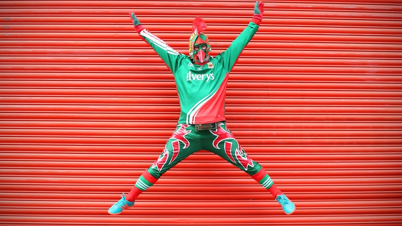 Mayo supporter Enda Coyne made a special effort for his county