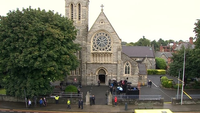 The mass was held at the Sacred Heart Church in Donnybrook