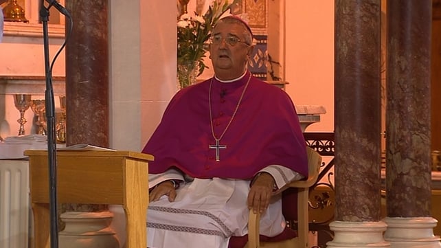 Archbishop of Dublin Diarmuid Martin read out a telegram of condolence from Pope Francis
