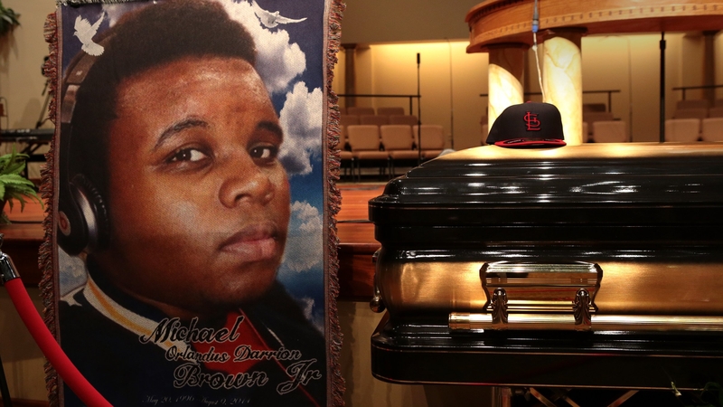 Teenager Michael Brown was shot on 9 August