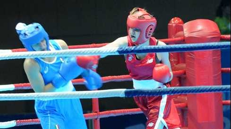 Ciara Ginty (left) won silver at the Olympic Youth Championships