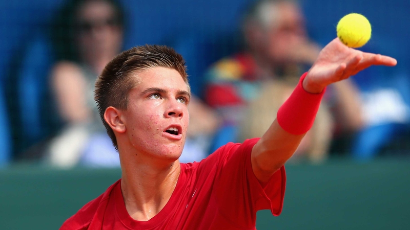 Borna Coric swept aside Lukas Rosol in straight sets