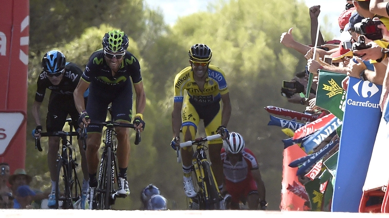 Alejandro Valverde prevails after a punishing finish in La Zubia