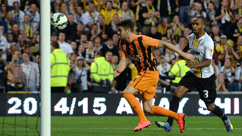 Ireland international Robbie Brady gave Hull the lead in the sixth minute