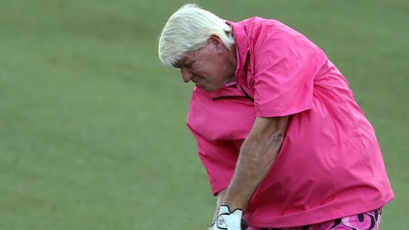 John Daly was taken to hospital after an on-course collapse
