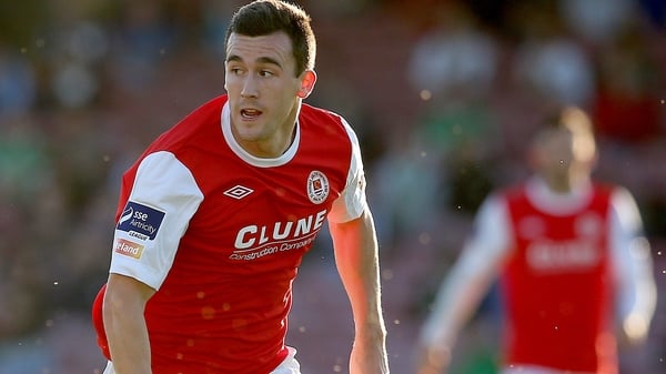 St Patrick’s Athletic striker Aaron Greene grabbed both of the Saints' goals at Jackman Park