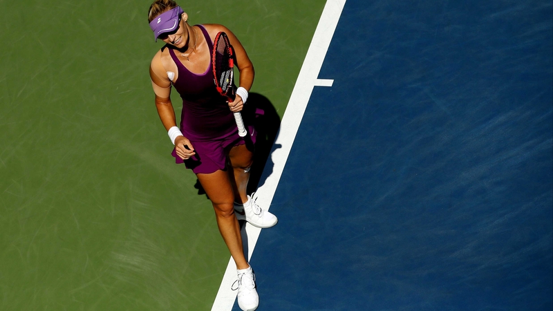 Mirjana Lucic-Baroni caused a major surprise on a day of upsets at Flushing Meadows