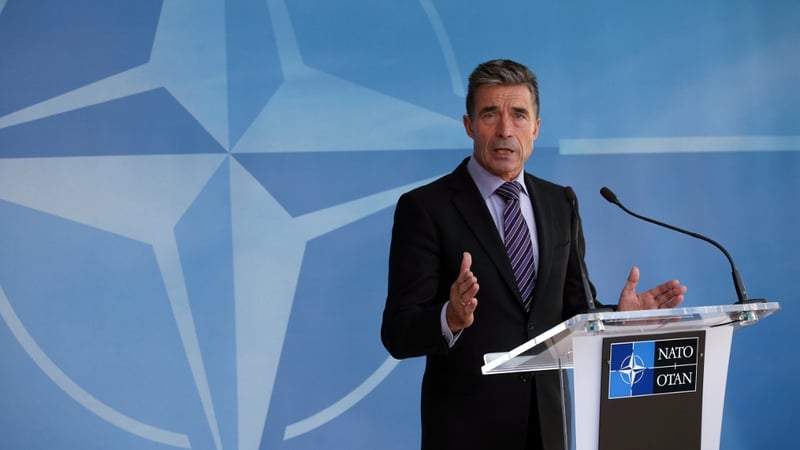 Anders Fogh Rasmussen said the Ukrainian parliament was expected to abandon the country's non-aligned status
