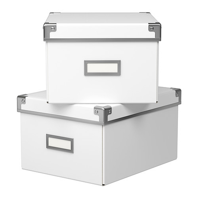 Kassett box with lid €2.25 at Ikea
