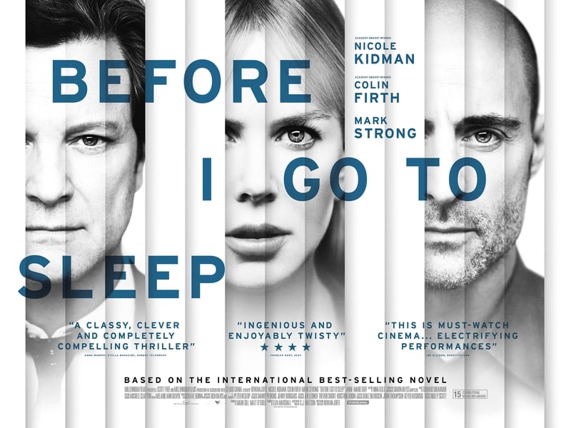Before I Go to Sleep is in cinemas from Friday September 5