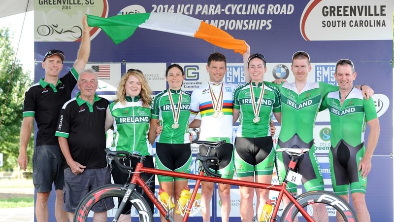 The Ireland team pictured after a successful championships in South Carolina.
