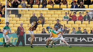 7 June - Colin Fennelly finds the net as Kilkenny cruised to a 26-point win over the midlanders in the provincial quarter-final