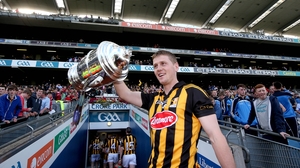 6 July - Lester Ryan with the Bob O'Keeffe Cup as the Cats once again reigned supreme in Leinster