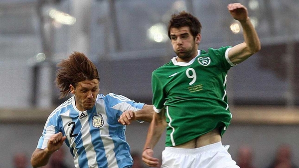 Cillian Sheridan played against Paraguay, Algeria and Argentina in 2010
