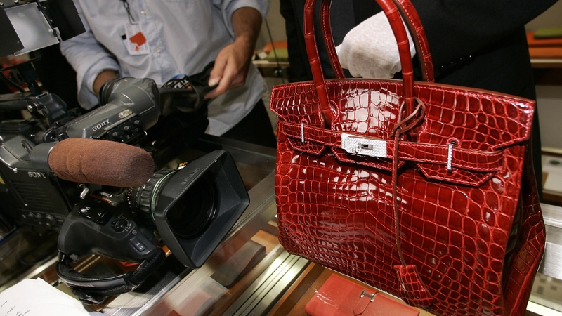 Hermes' sales in China kept on growing at a double-digit rate as in the past years