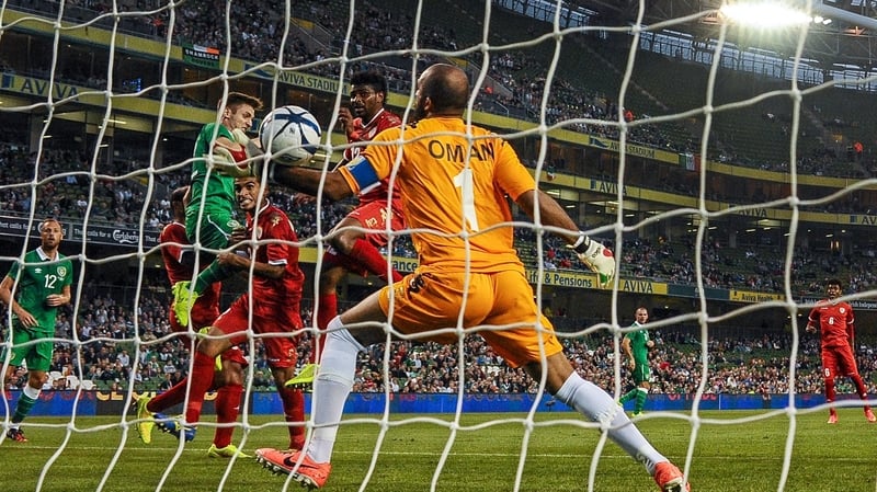 Kevin Doyle's header put Ireland ahead in the 20th minute
