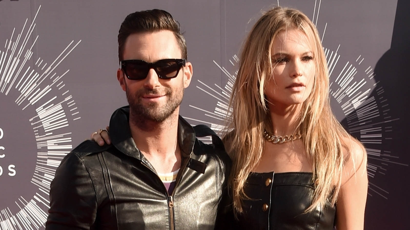 Adam Levine and wife Behati Prinsloo