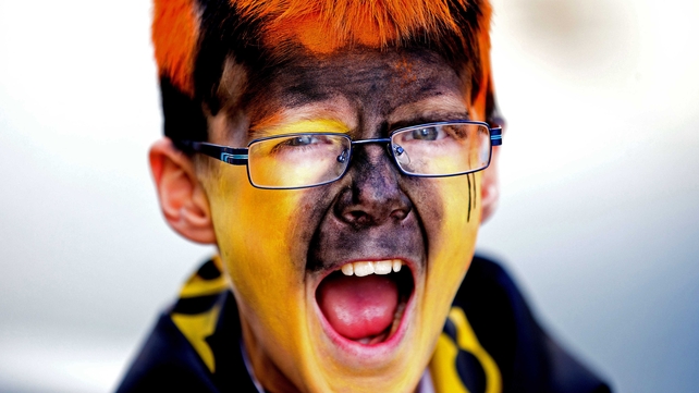 No doubting who Oisin O'Grady was supporting