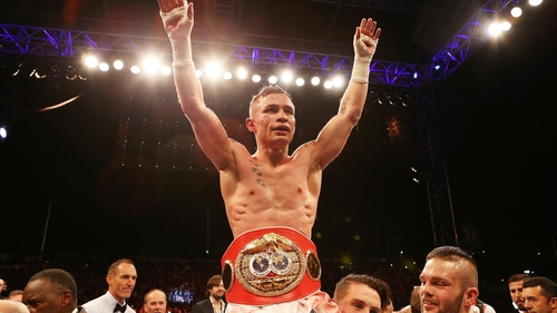 World champion Carl Frampton will fight in front of his home support again early in the New Year