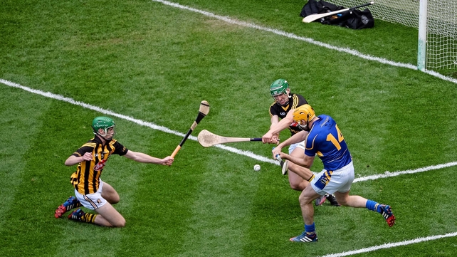 Séamus Callanan has his second-half shot saved by Kilkenny goalkeeper Eoin Murphy