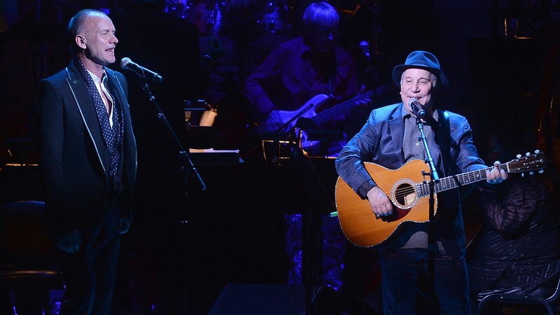 Sting and Paul Simon - Playing Dublin's 3 Arena on April 7, 2015