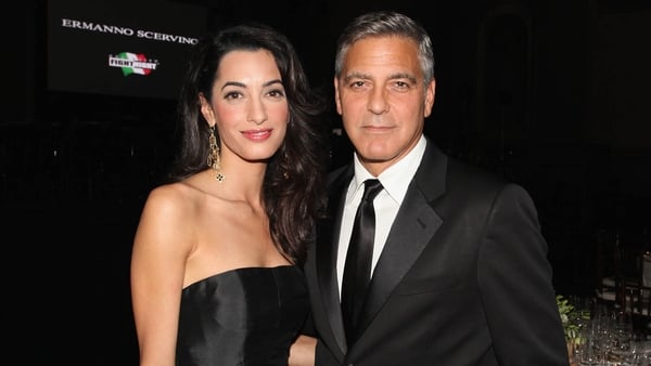 Amal and George Clooney