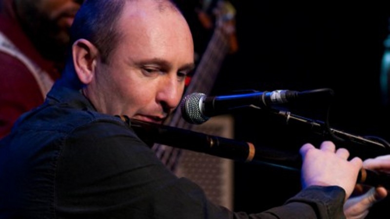 The dynamic, innovative multi-instrumentalist Michael McGoldrick (born 1971, Manchester) plays Sligo Live with his Quartet, Sat Oct 25