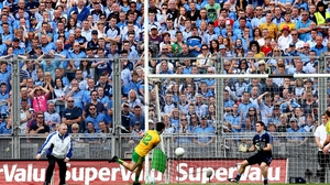 31 August - Ryan McHugh netted a brace as Donegal upset the odds to beat Dublin 3-14 to 0-17 in the All-Ireland semi-final