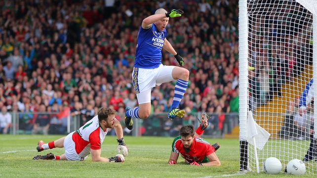 30 August - Kieran Donaghy was on hand to score Kerry's opening goal in the replay