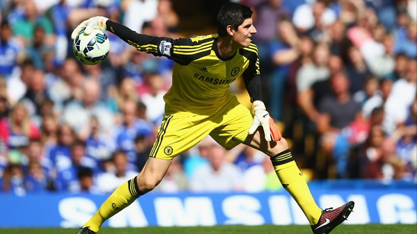 Thibaut Courtois has taken over as Chelsea's starting goalkeeper this season
