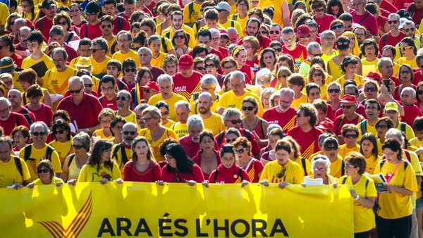 A large majority of Catalans want to hold a referendum on independence, polls show