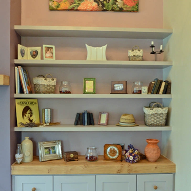 Shelving: €1750, Made by Carpenter on Site; JM Carpentry, Gorey, Co. Wexford