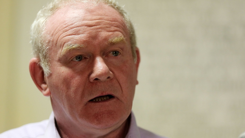 Martin McGuinness criticised the DUP for failing to implement the agreed programme for government