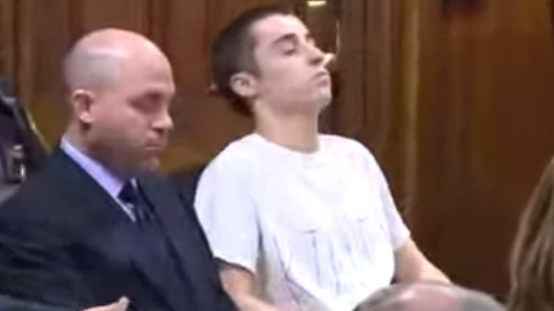 TJ Lane wore a t-shirt with the word 'killer' at his trial