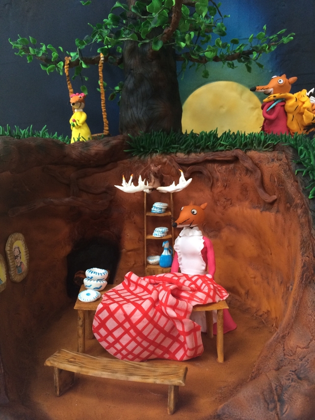 Back at the foxes den