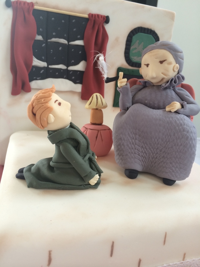 Charlie talks to Grandma about finding the golden ticket