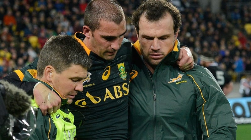 Ruan Pienaar was carried off in Saturday's game