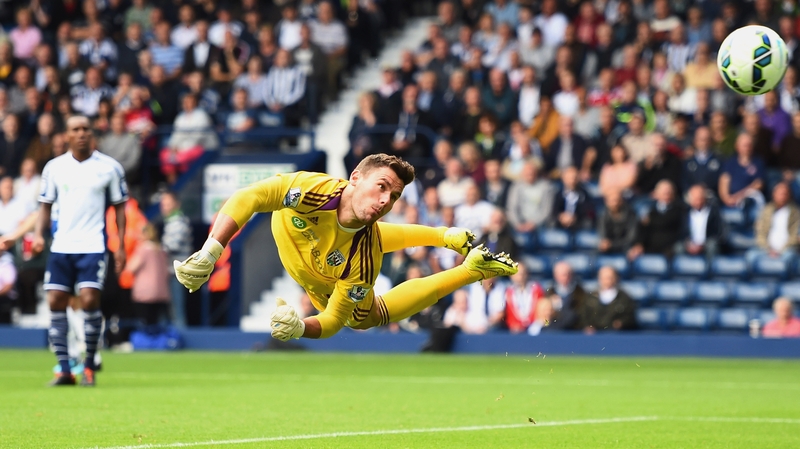 Ben Foster is beaten by Romelu Lukaku's early strike