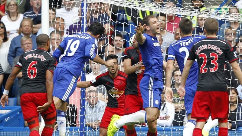 Diego Costa nets for the Blues